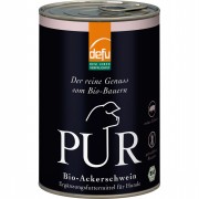 Bio-Ackerschwein PUR 400g Hund Nassfutter defu