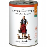 Bio Lamm 410g Gluten & Getreidefrei Katze Nassfutter defu