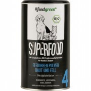 Bio Superfood Pulver Haut & Fell (4) Dose 200g  Hund Nahrungsergänzung FeedGreen