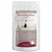 80er-SET Bio Lebertöpfchen (79%  Geflügelleber 20 % Hühnerherzen 1 % Flohsamen) 100g Katze Nassfutter Herrmann