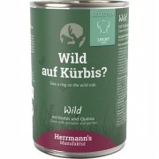 Wild NICHT BIO mit Kürbis Quinoa und Cranberry 400g Hund Nassfutter Herrmann