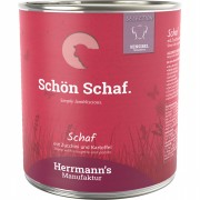 Schaf NICHT BIO Zucchini Kartoffel 800g Hund Nassfutter Herrmann