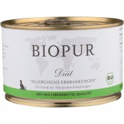 Allergische Erkrankungen (Bio) 400g Hund Nassfutter Biopur