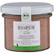 Magen-Darm-Erkrankungen (Bio) 100g im Glas! Katze Nassfutter Biopur