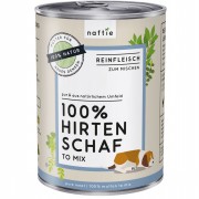 Hirten Schaf 100 % -NICHT BIO    400g Hund Nassfutter Naftie