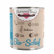 Bio Schaf Zucchini Buchweizen 800g  Hund Nassfutter Herzenshund