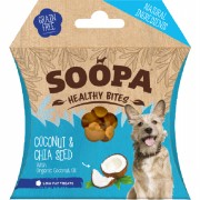 Hundedrops Kokosnuss und Chiasamen 50g NICHT BIO Hund Snack Soopa